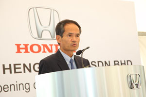 Mr. Toru Takahashi, Managing Director and CEO of Honda Malaysia