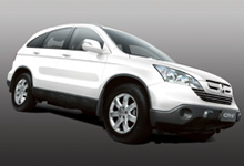 The sporty and stylish 3<sup>rd</sup>  Generation CR-V in new Taffeta White colour.