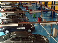 Service Centre Area, 17,860 sq.ft. 19 service bays to accommodate up to 70 cars per day for standard service.