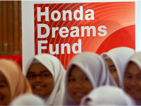 Honda Dreams Fund talk at SMK Darul Ehsan.