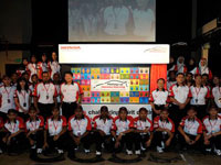 Group photos of HMRT members with Honda Malaysia management team.