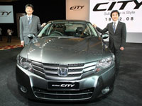 Mr. Atsushi Fujimoto, Managing Director and Chief Executive Officer of Honda Malaysia and Mr. Takeshi Nakamura, Chief Engineer and Large Project Leader, Honda R&D Co. Ltd.  