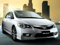 The New Civic fitted with Modulo kit.