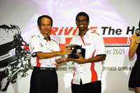 First runner up  Dinesh Appavu from www.traffcmagonline.com with 28.78s