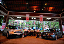 Honda CR-V and Accord showcase at Awana Genting Hotel for the Awana Genting Trailblazer Run 2009.